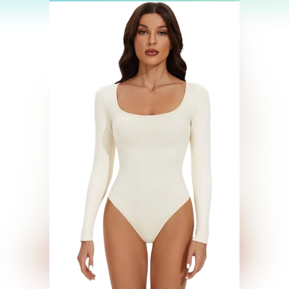 Other - Nude Long Sleeve Thong Bodysuit in XL XXL NWOT